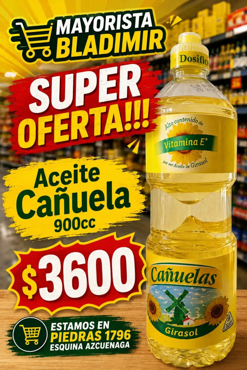 Aceite Cañuelas 900cc