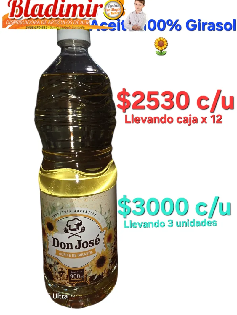 Aceite Don José 900cc