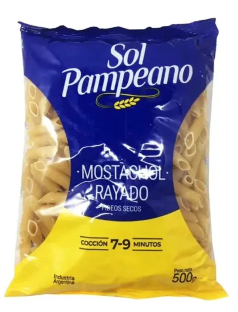 Fideos Sol Pampeano Mostachol