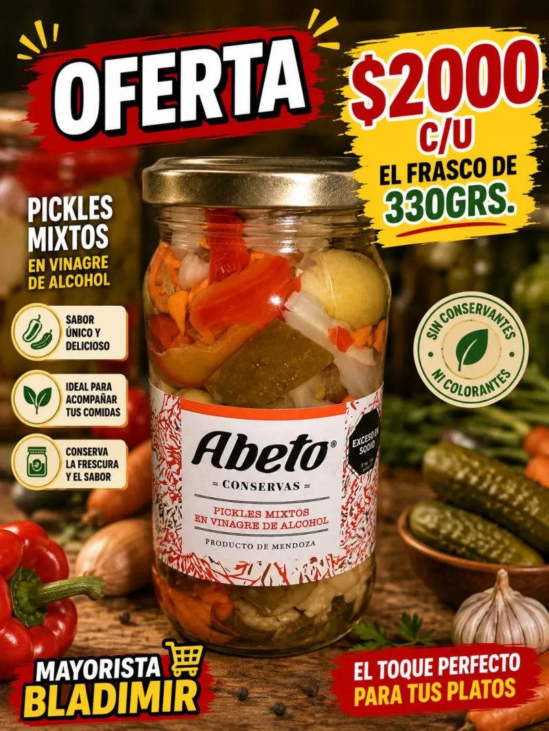 Pickle en frasco
