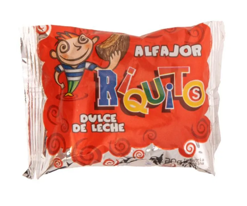 Alfajor Riquito simple Negro