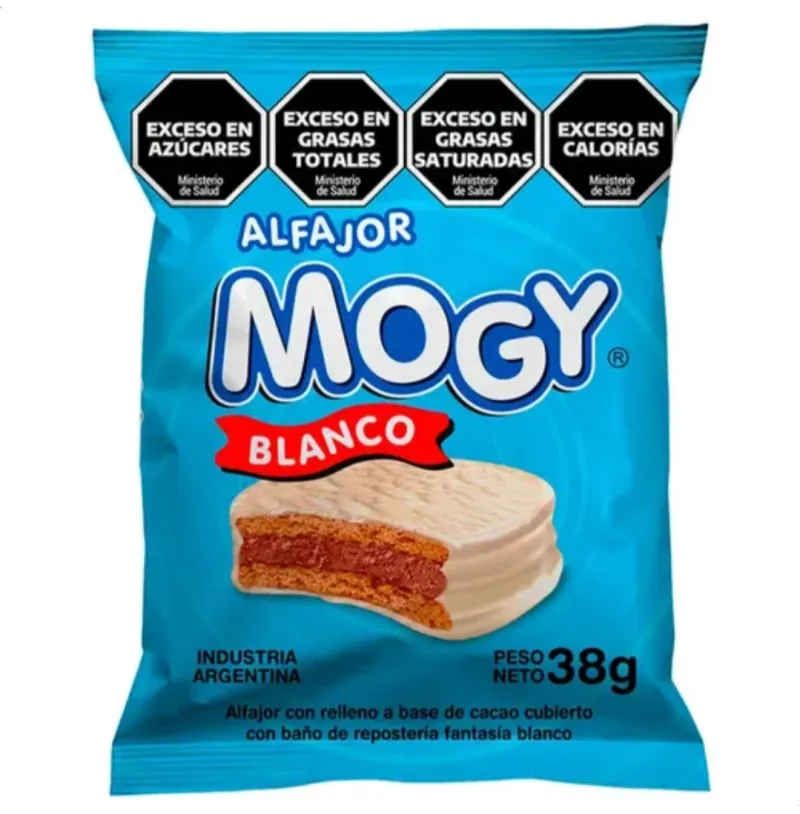 Alfajor Mogy simple Blanco