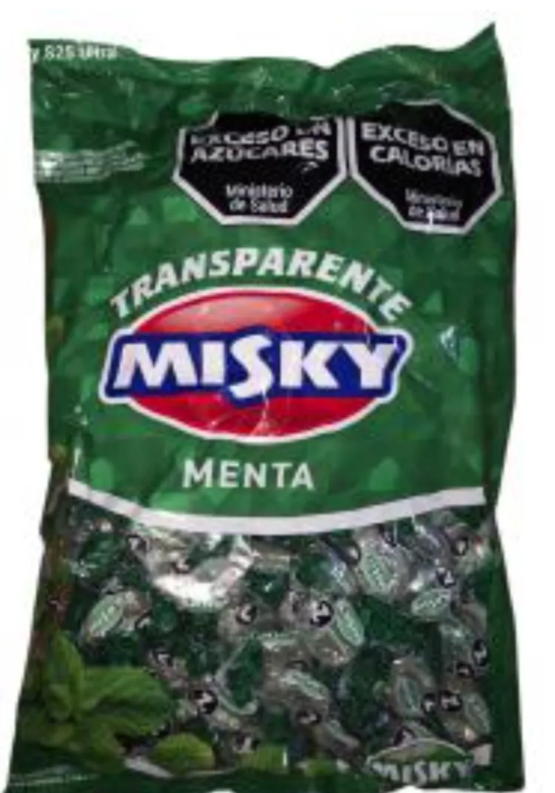 Caramelos menta cristal