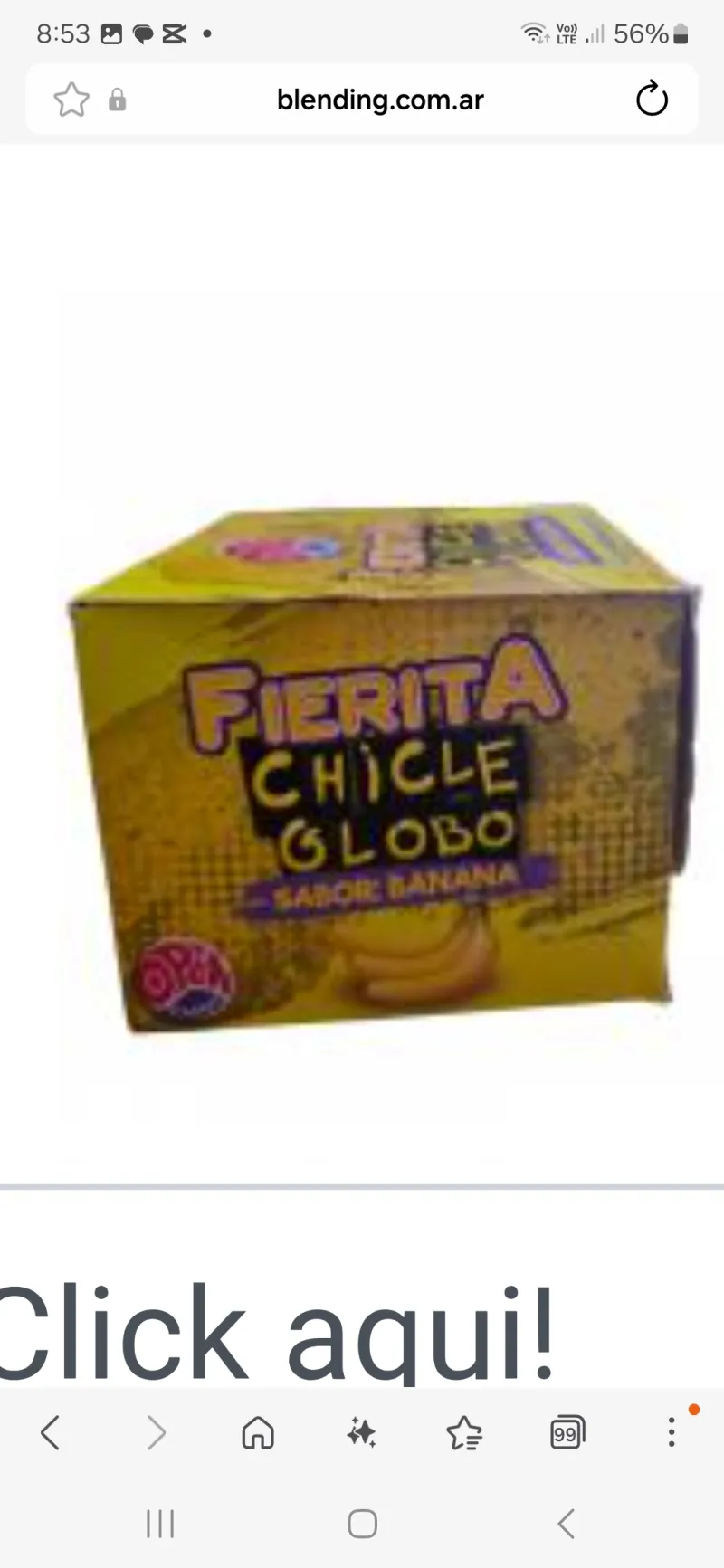 Chicle Fierita Banana