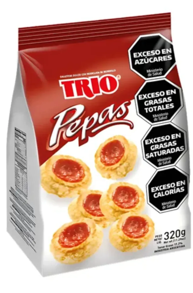 Galletitas Trio Pepas