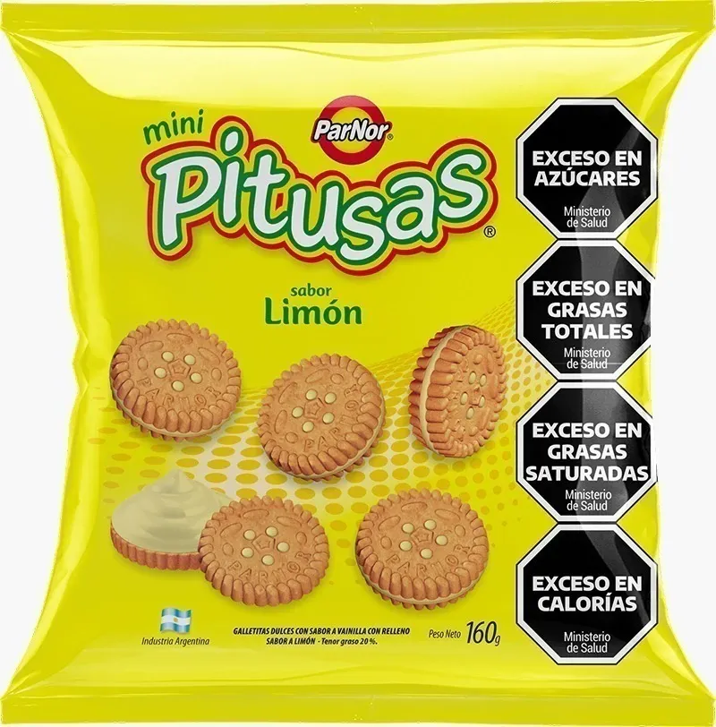 Galletitas Pitusa Limón