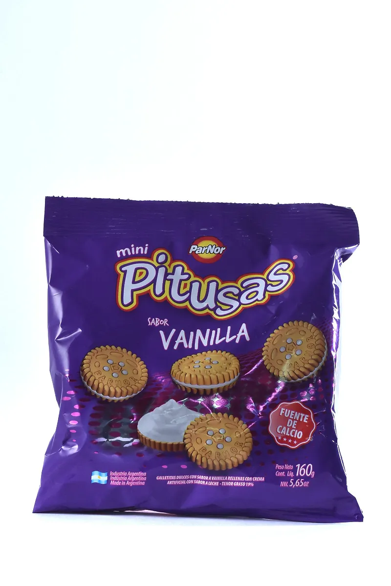 Galletitas Pitusa Vainilla