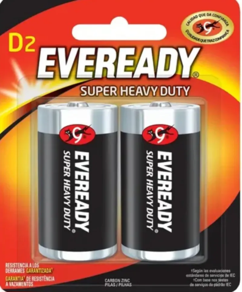 Pilas Eveready Grande