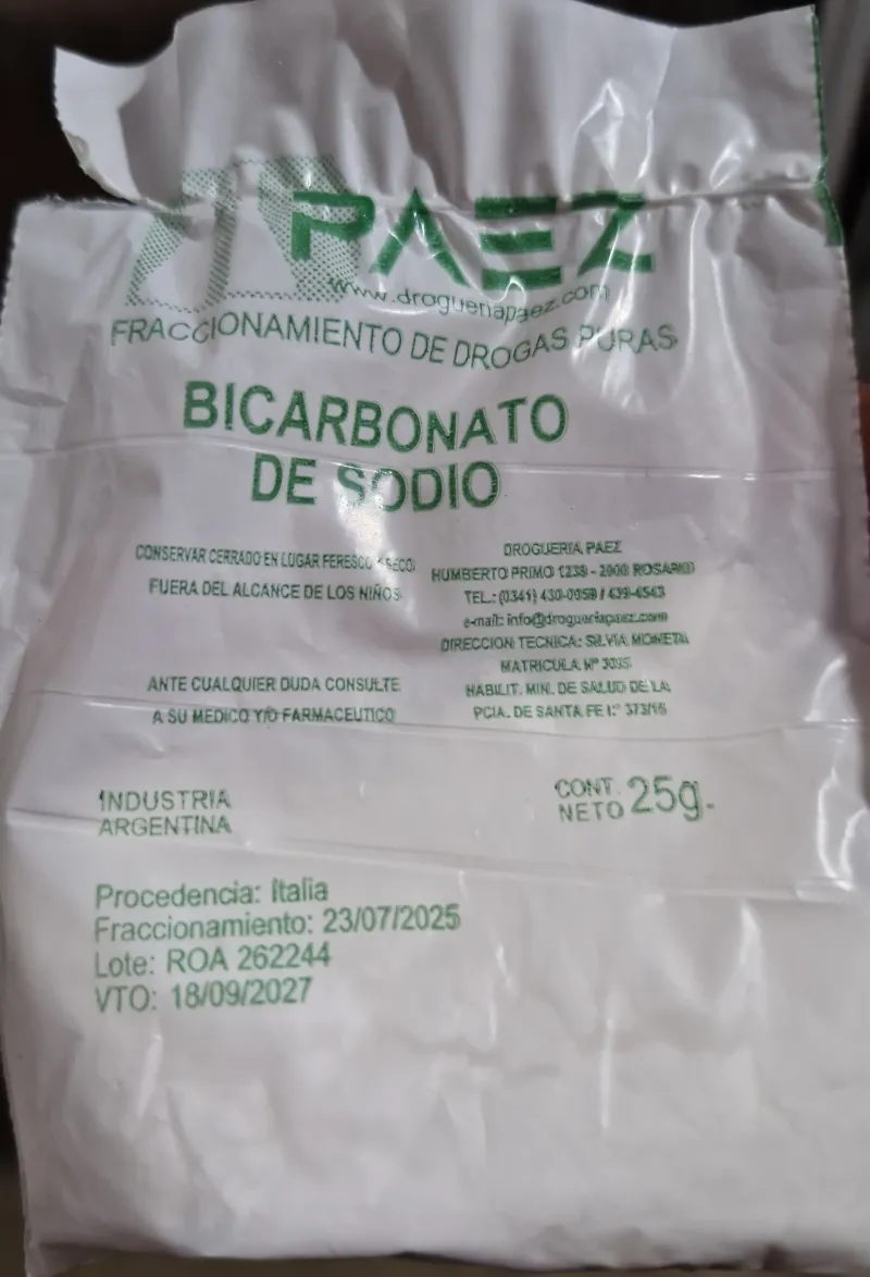 Bicarbonato de sodio