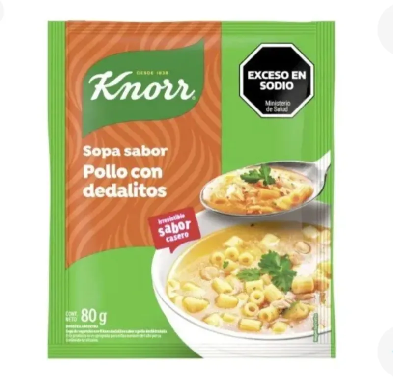 Sopa Knorr Pollo c/dedalitos