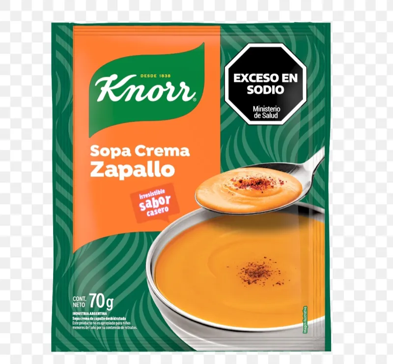 Sopa Crema knorr Zapallo