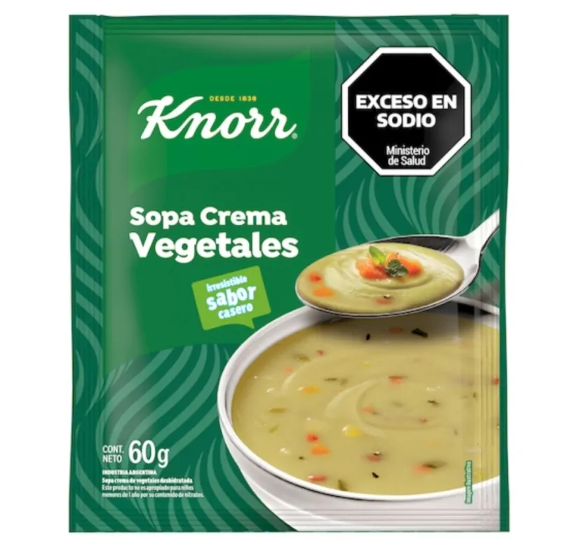 Sopa Crema Knorr Vegetales
