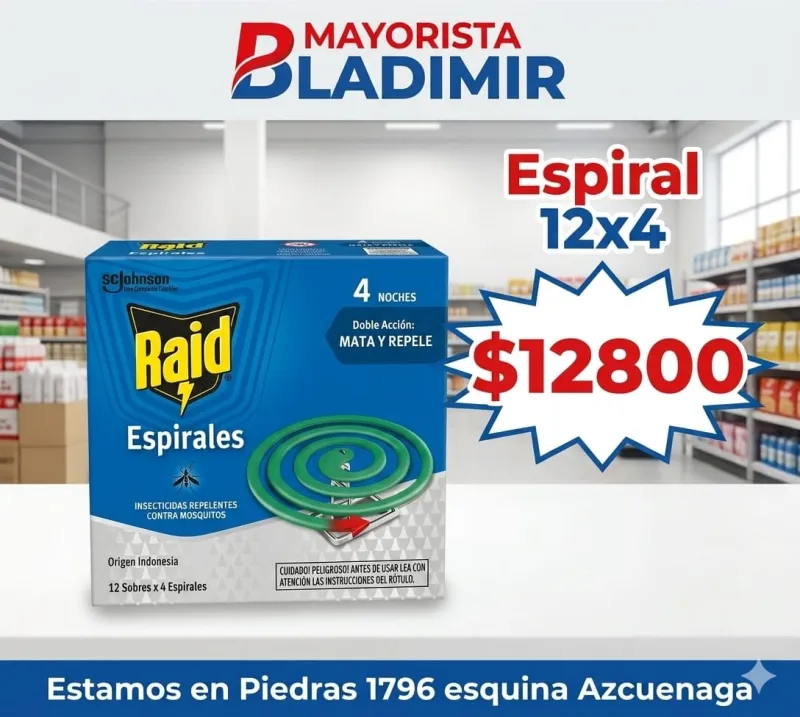 Espiral Raid x 4